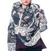 RUNDHOLZ BLACK LABEL Rundholz Black Label, Stylische Daunenjacke Mit Comic-Print 2233211101 Clearance