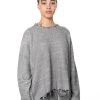 RUNDHOLZ DIP Rundholz Dip, Edler Pullover Aus 100% Seide Mit Fransen 1242650702 New