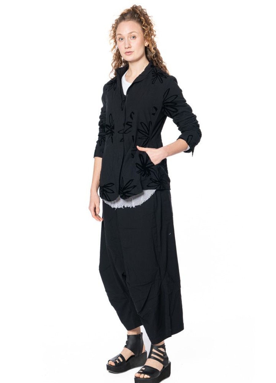 RUNDHOLZ DIP Rundholz Dip, Baumwoll-Stretch-Hose Mit Tiefem Schritt 1242290131 Black Wholesale