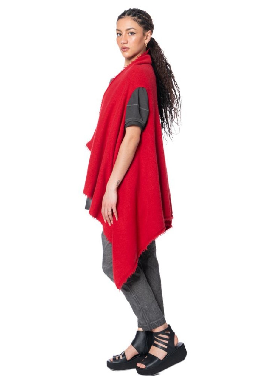 RUNDHOLZ Rundholz, Asymmetrische Strickweste Aus Waschbarhaar 1241417505 Clearance