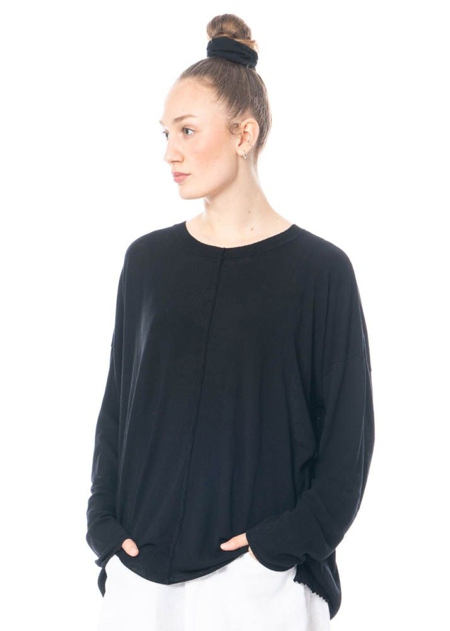 PAL OFFNER Pal Offner, Lassiger Sommerstrickpullover In Fliesender Viskose Best