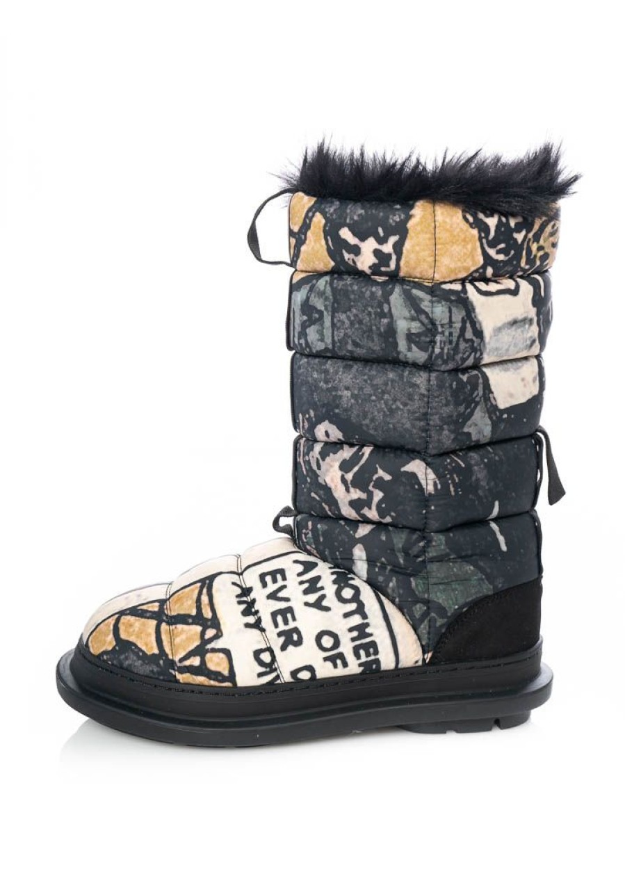 RUNDHOLZ BLACK LABEL Rundholz Black Label, Stylisch Winterstiefel Mit Comic-Print 2233985202 Best