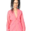 JNBY Jnby, Elegante Pinke Wickelbluse Online