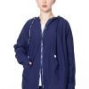 RUNDHOLZ BLACK LABEL Rundholz Black Label, Oversize Sommer Mantel 1243221206 Azur Clearance