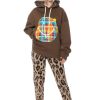 JOSHUAS Joshuas, Leoparden-Smiley-Hose Aus Kaschmir-Wolle-Mix New