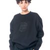 LA HAINE INSIDE US La Haine Inside Us, Langer Pullover Mit Reisverschlussen An Den Armeln 3M Lm029 Black New