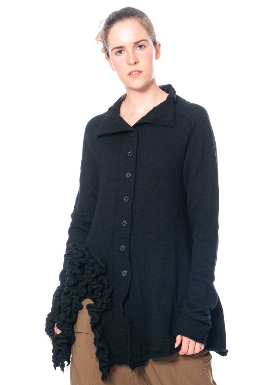 RUNDHOLZ BLACK LABEL Rundholz Label, Lange Strickjacke Aus Reiner Schurwolle 2233897105 Online