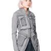 RUNDHOLZ DIP Rundholz Dip, Ausgefallene Jacke Mit Aufgenahten Taschen 1242391106 C.Coal 70% Cloud New