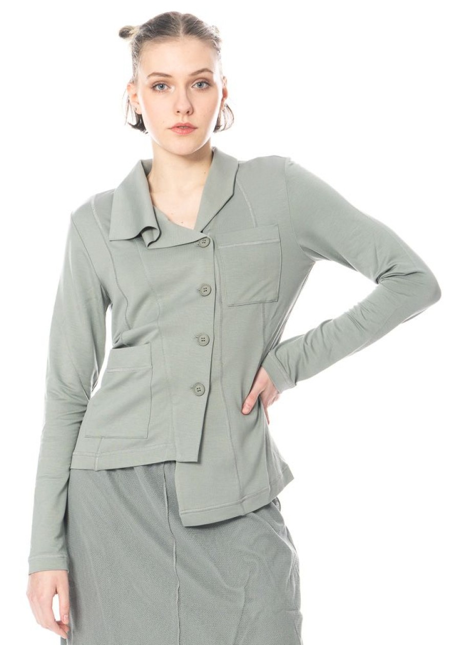 PAL OFFNER Pal Offner, Asymmetrische Baumwolljacke Mit Fronttaschen Hot