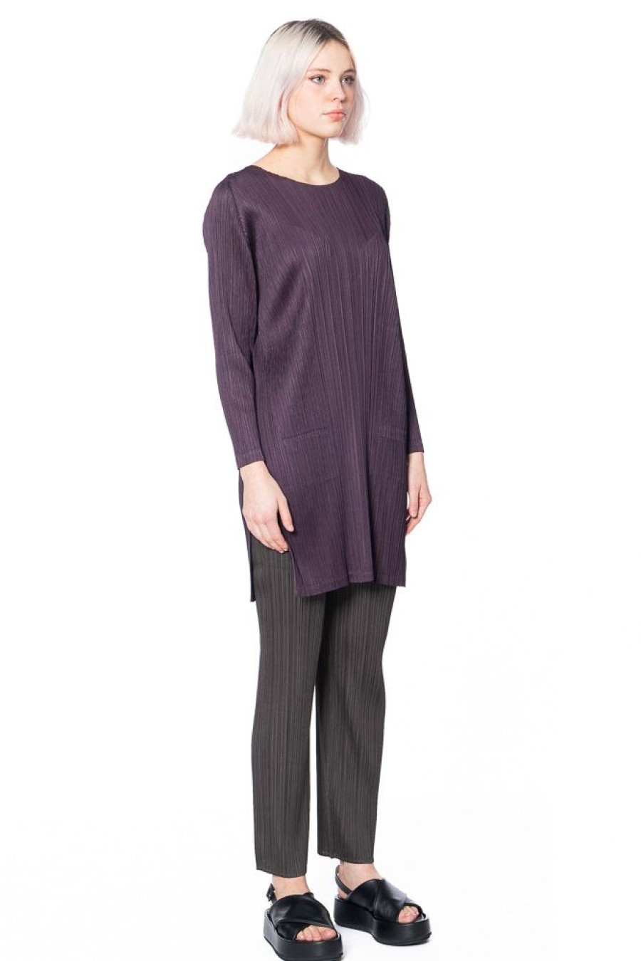 PLEATS PLEASE ISSEY MIYAKE Pleats Please Issey Miyake, Tunika January Dark Purple Best