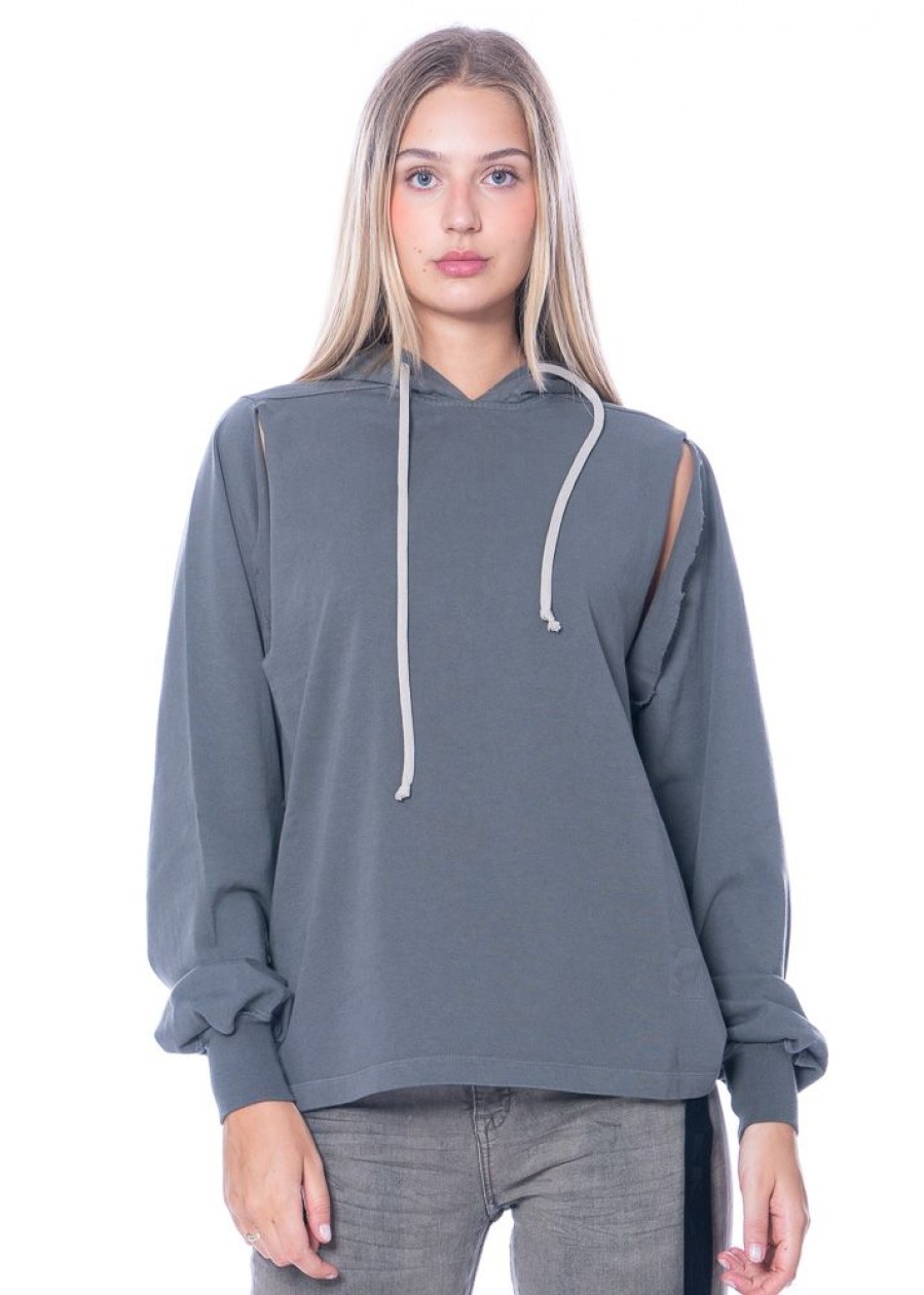 DRKSHDW by Rick Owens Drkshdw By Rick Owens, Pullover Mit Cape-Armeln New