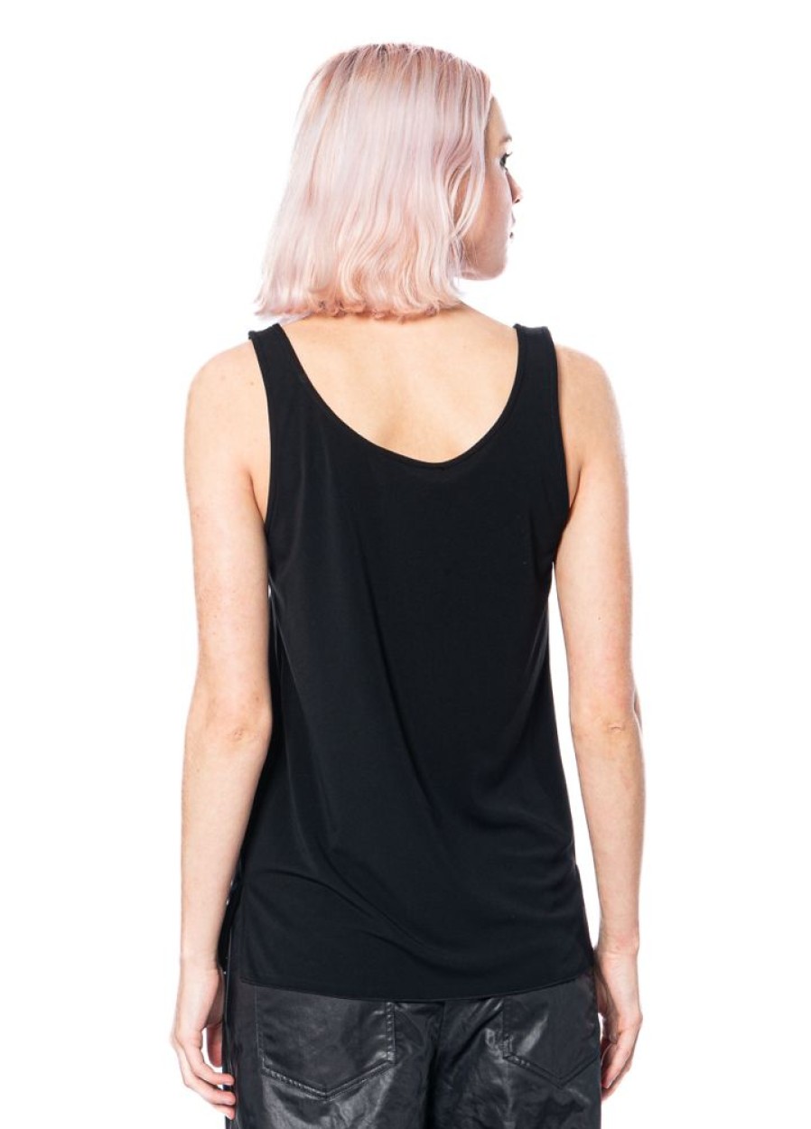 ULI SCHNEIDER Uli Schneider, Leichtes Und Minimalistisches Tank-Top Aus Micro-Jersey Black Best