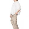 RUNDHOLZ Rundholz, Asymmetrisches T-Shirt Aus Baumwollstretch 1241560512 Clearance