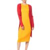 PLEATS PLEASE ISSEY MIYAKE Pleats Please Issey Miyake, Komfortables Kleid May In Orange Clearance