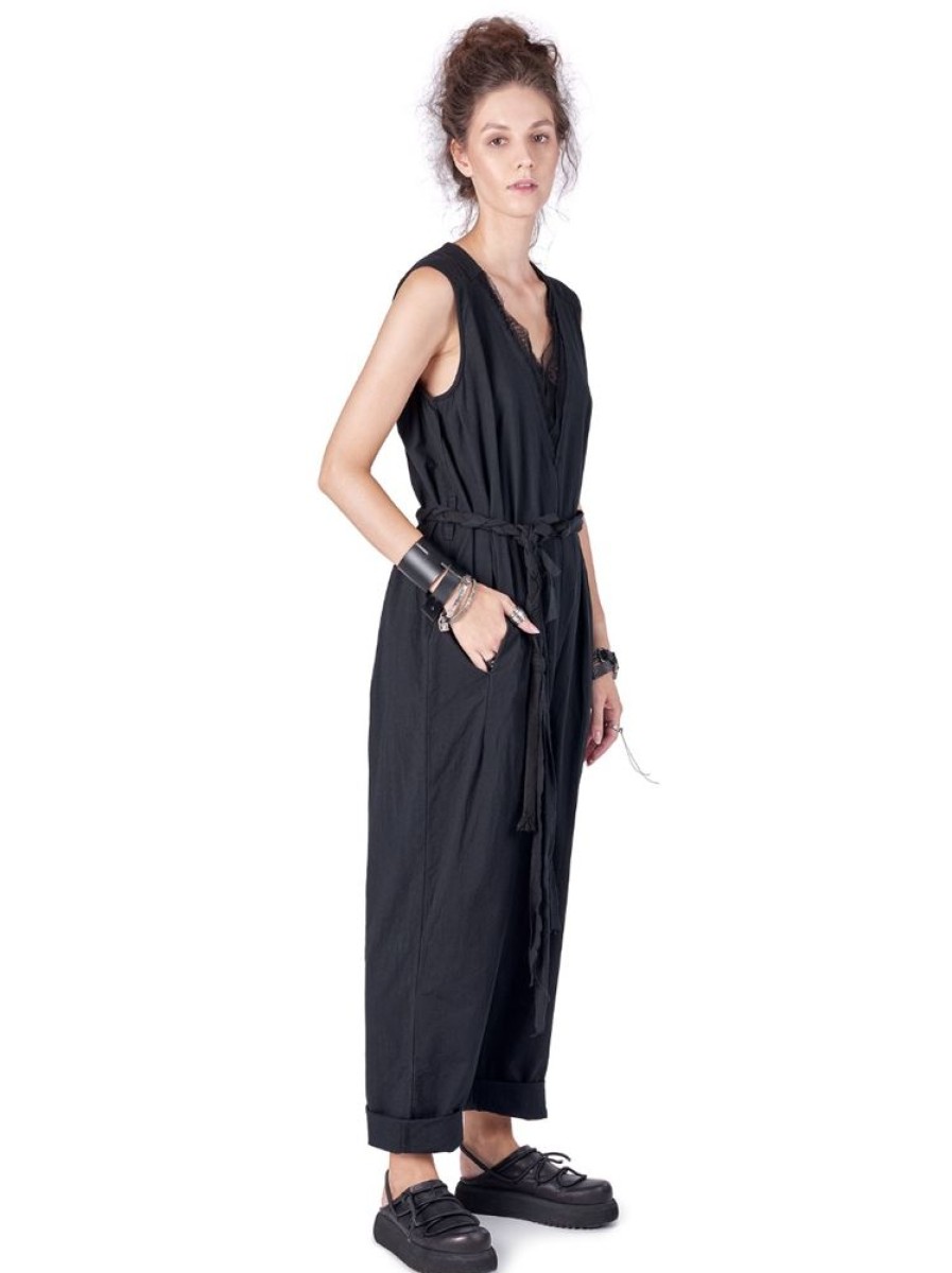 STUDIOB3 Studiob3, Jumpsuit Wren Mit Schwarzen Netzdetails Black Wholesale