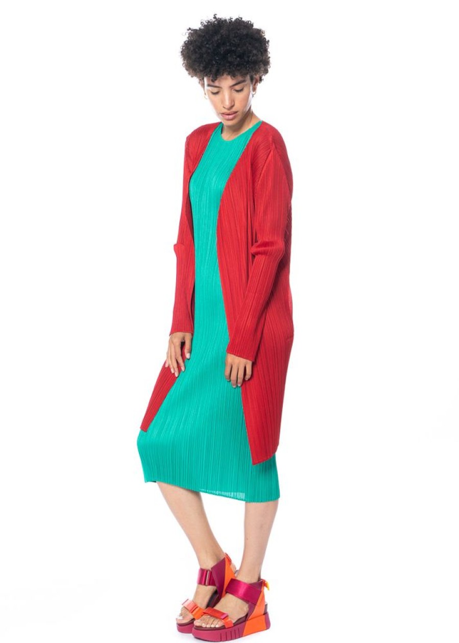 PLEATS PLEASE ISSEY MIYAKE Pleats Please Issey Miyake, Komfortables Kleid May In Grun Online