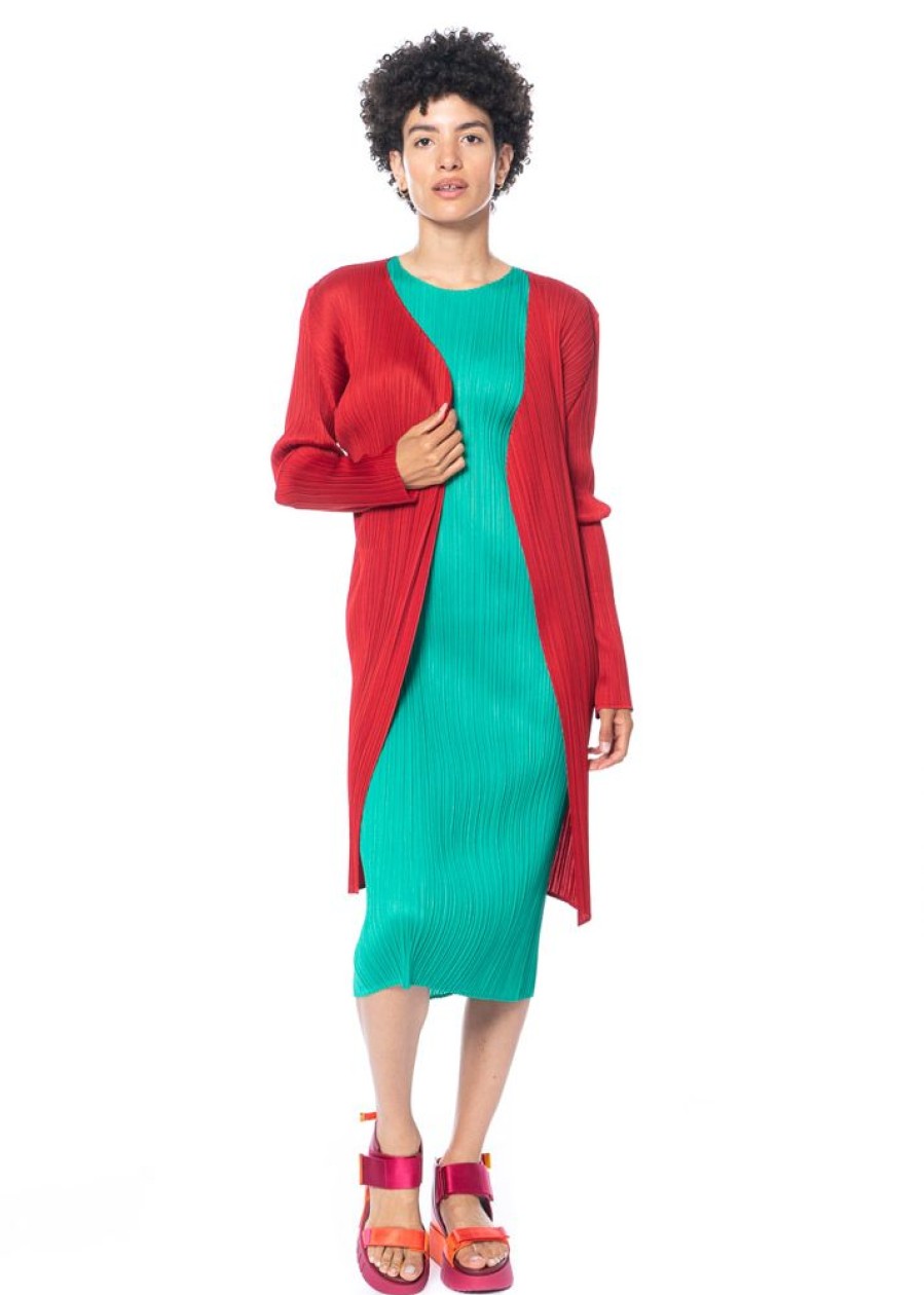 PLEATS PLEASE ISSEY MIYAKE Pleats Please Issey Miyake, Komfortables Kleid May In Grun Online