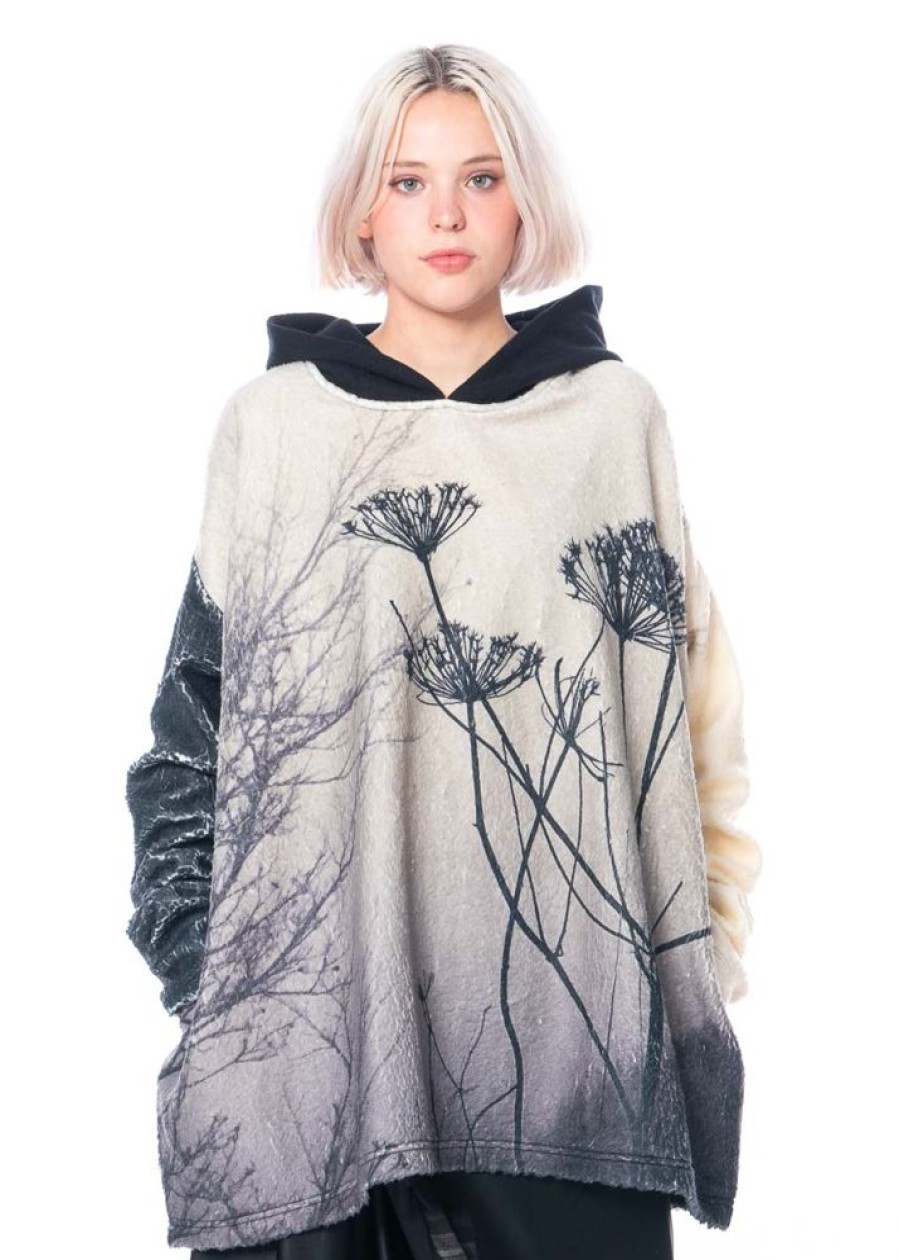 BARBARA BOLGONA Barbara Bologna, Wattierter Oversize Kapuzenpullover Mit Print Clearance