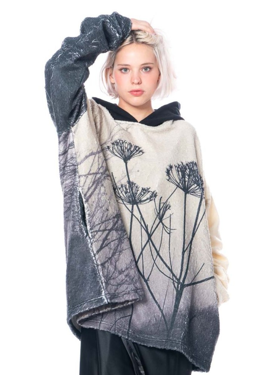 BARBARA BOLGONA Barbara Bologna, Wattierter Oversize Kapuzenpullover Mit Print Clearance