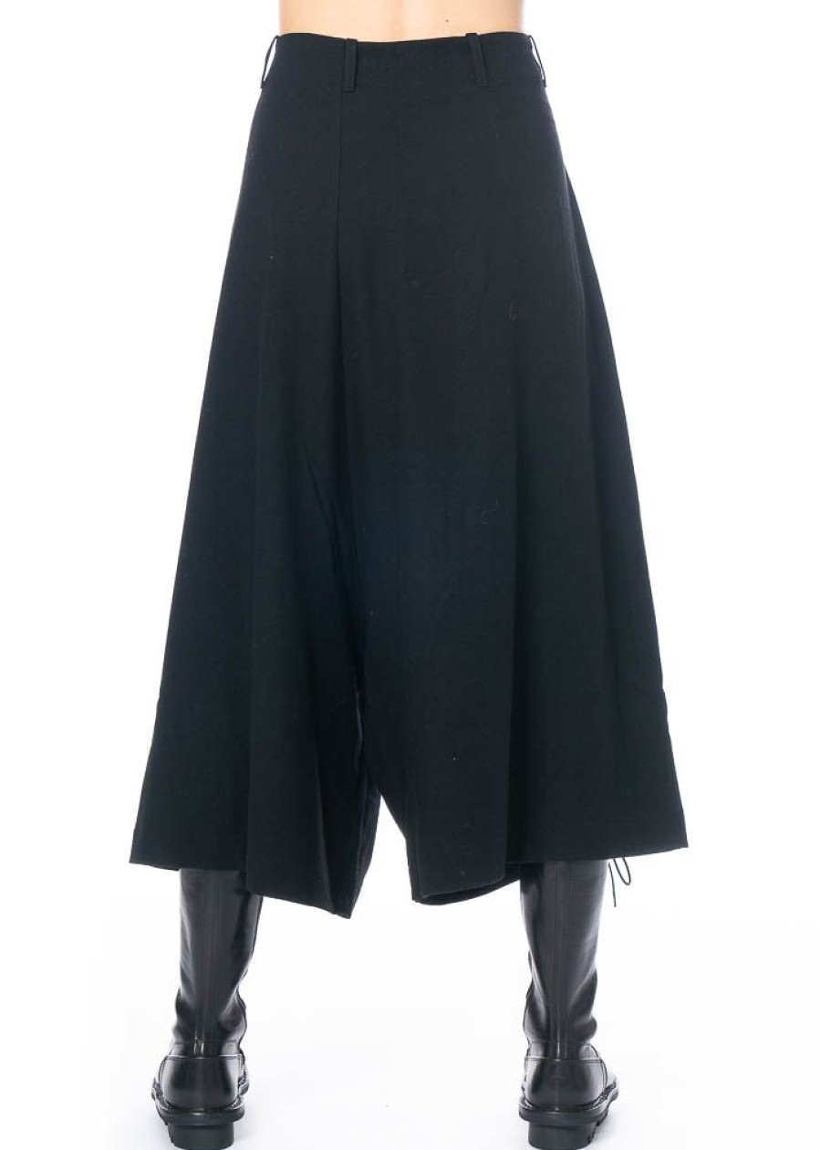 YUKAI Yukai, Culotte Aus Schurwolle Mit Interessantem Muster 164H3 Black Best