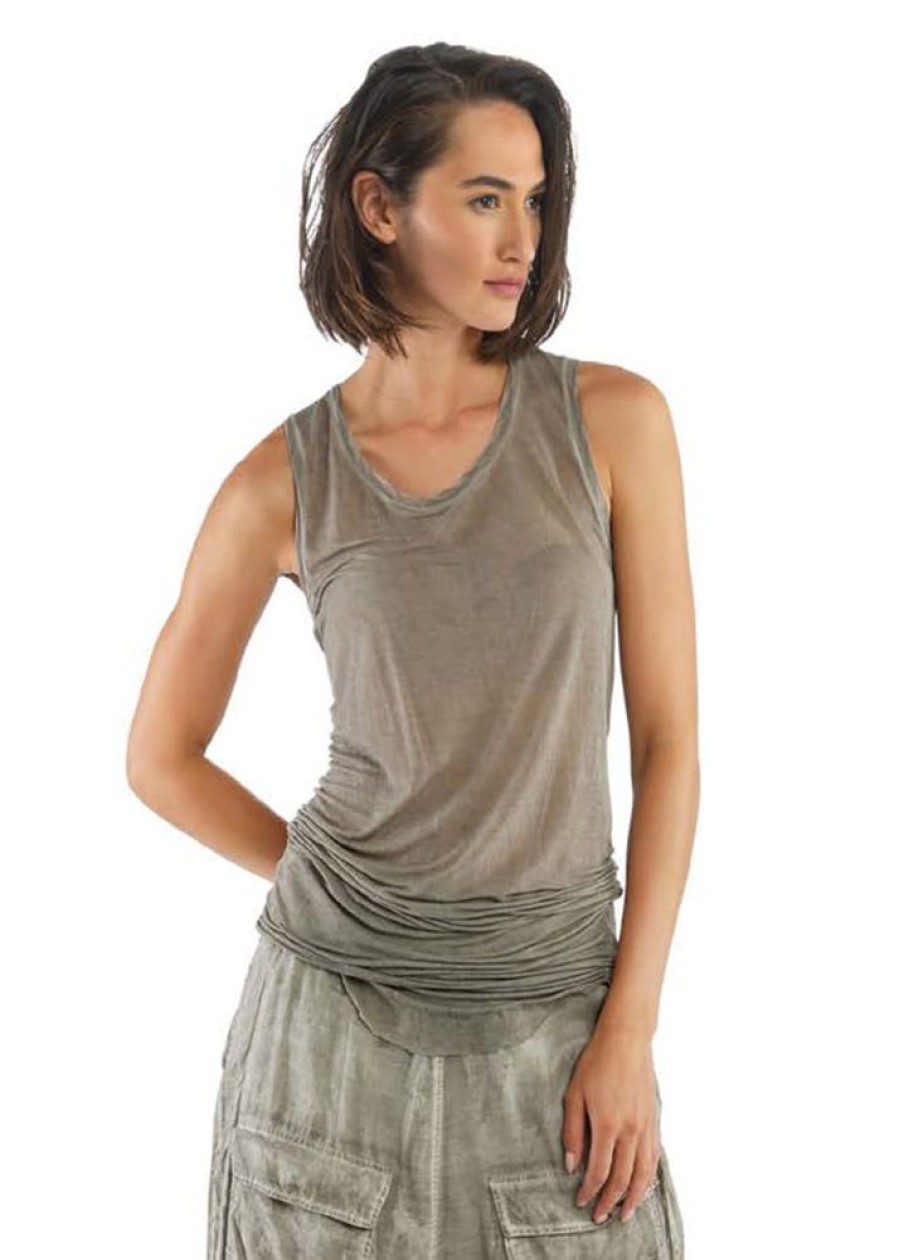 RUNDHOLZ Rundholz, Armelloses Tank-Top Aus Leichtem Gewebe 1241620803 Online