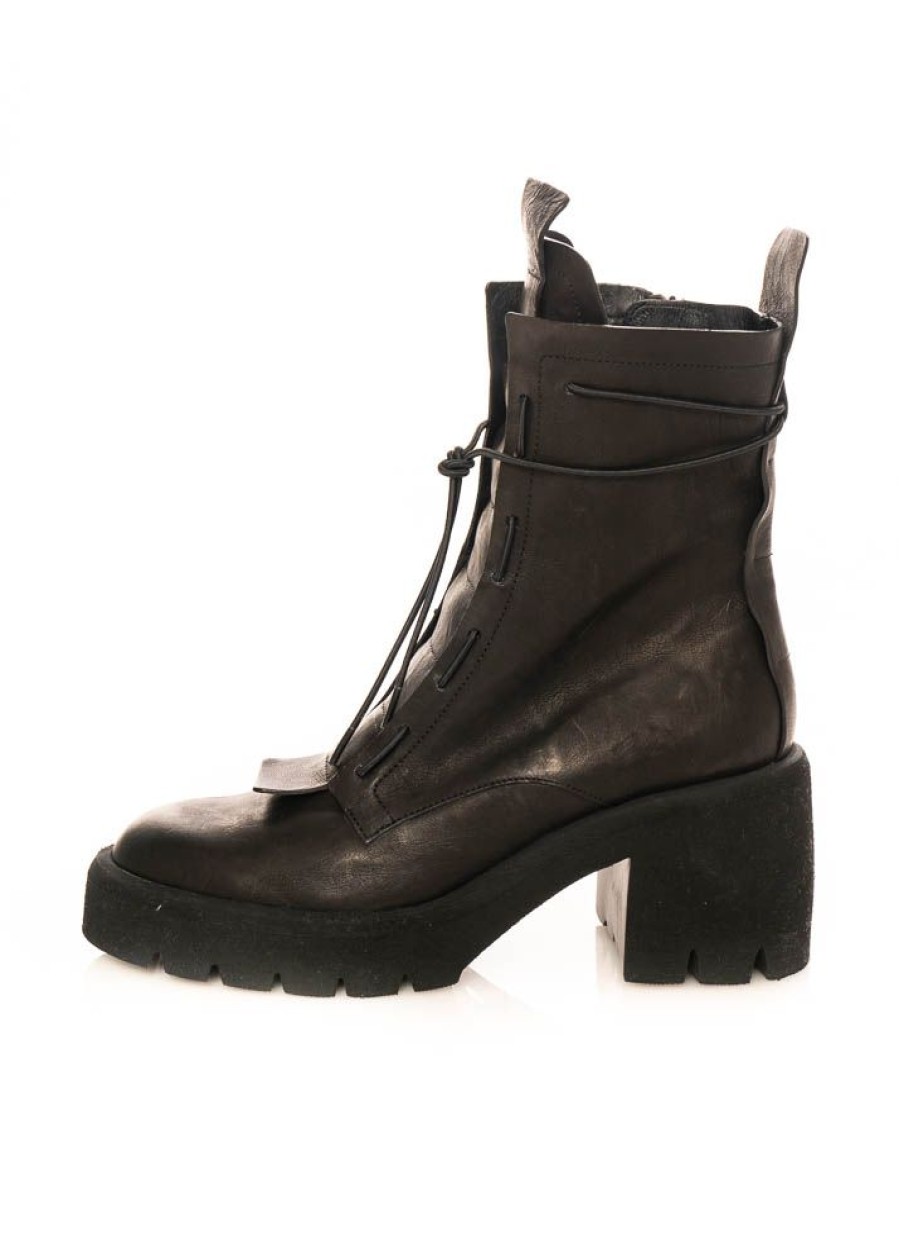 PURO Puro, Stiefelette Mit Blockabsatz Aus Kalbsleder New You Clearance