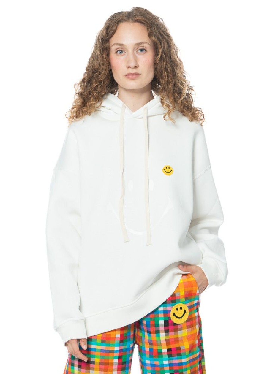 JOSHUAS Joshuas, Kapuzenpullover In Creme Mit Smiley Cream Online