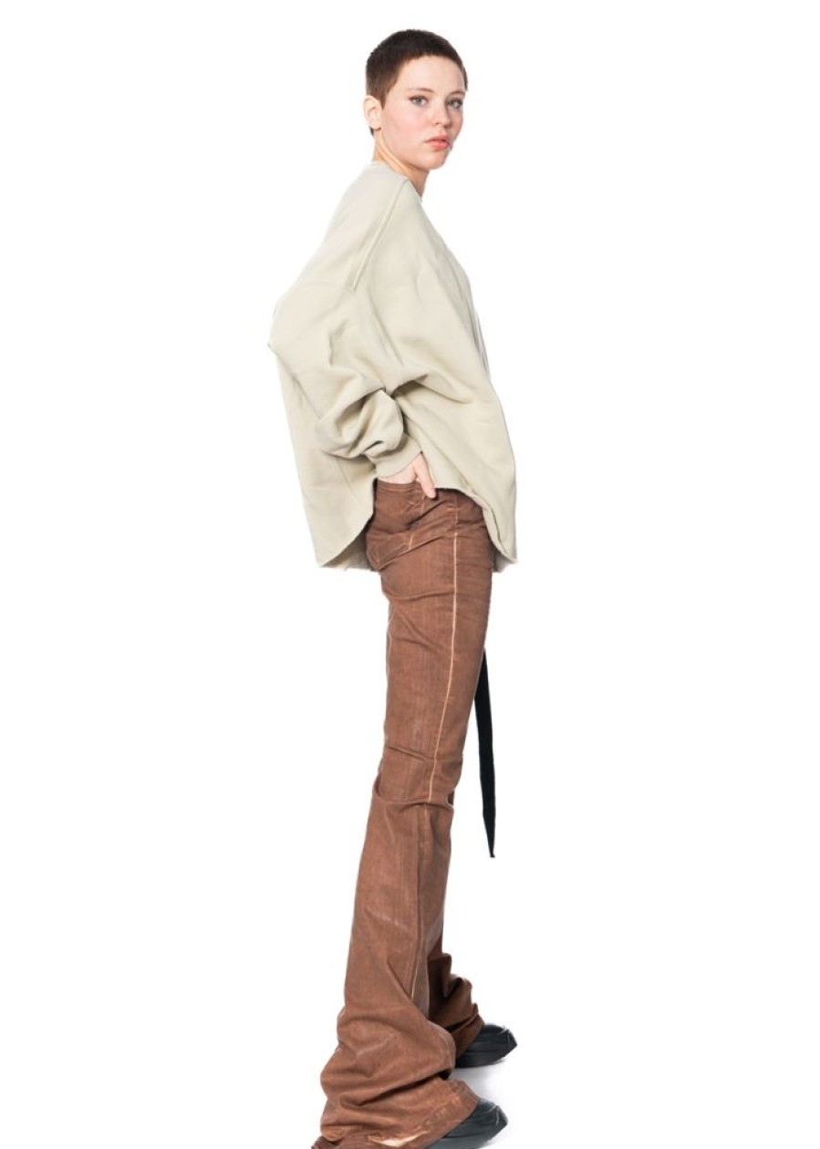 DRKSHDW by Rick Owens Drkshdw By Rick Owens, Bootcut-Jeans Mit Hoher Taille Im Used-Look Hot