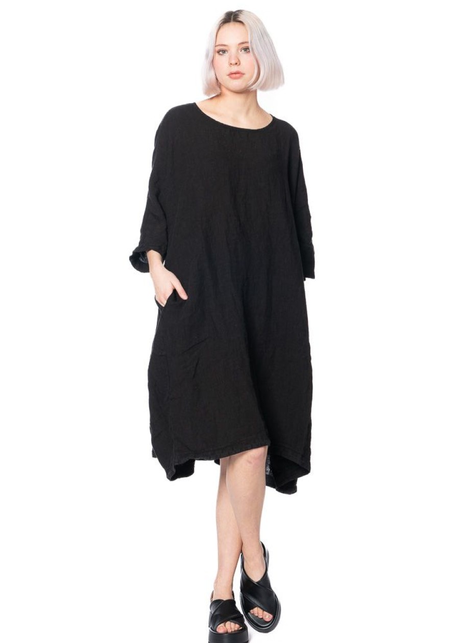 RUNDHOLZ BLACK LABEL Rundholz Label, Sommerkleid Aus Reinem Leinen 1243540909 Wholesale