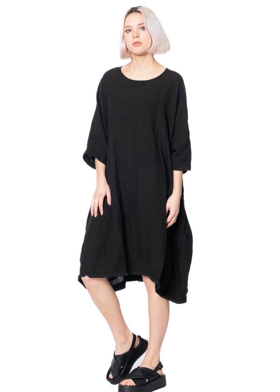 RUNDHOLZ BLACK LABEL Rundholz Label, Sommerkleid Aus Reinem Leinen 1243540909 Wholesale