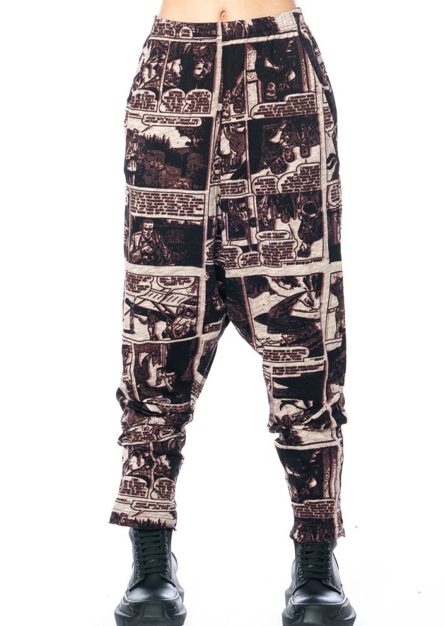 RUNDHOLZ BLACK LABEL Rundholz Label, Bequeme Hose Aus Baumwolle Mit Print 2233640110 Hot