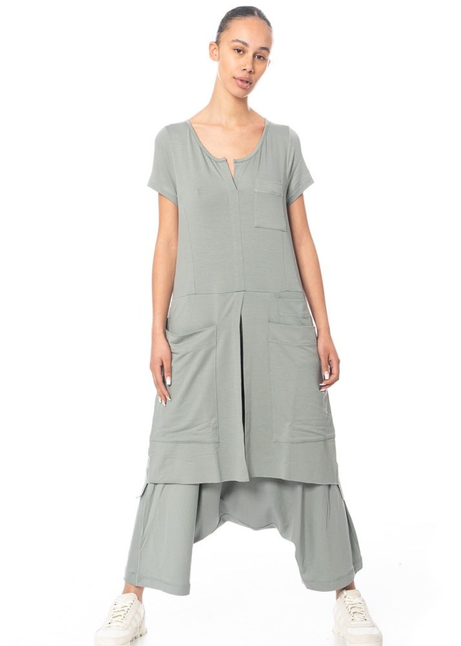 PAL OFFNER Pal Offner, Lassiger 7/8-Jumpsuit Mit Breiten Fronttaschen Hot