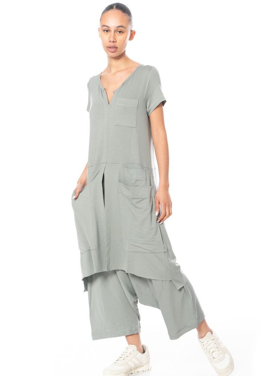 PAL OFFNER Pal Offner, Lassiger 7/8-Jumpsuit Mit Breiten Fronttaschen Hot